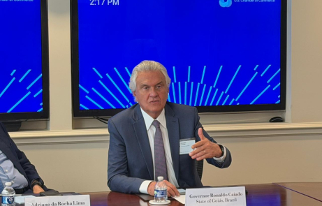 Caiado debate parcerias sobre terras raras com número 2 da diplomacia dos EUA